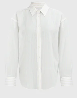 Gestreifte Oversize-Bluse Jianella