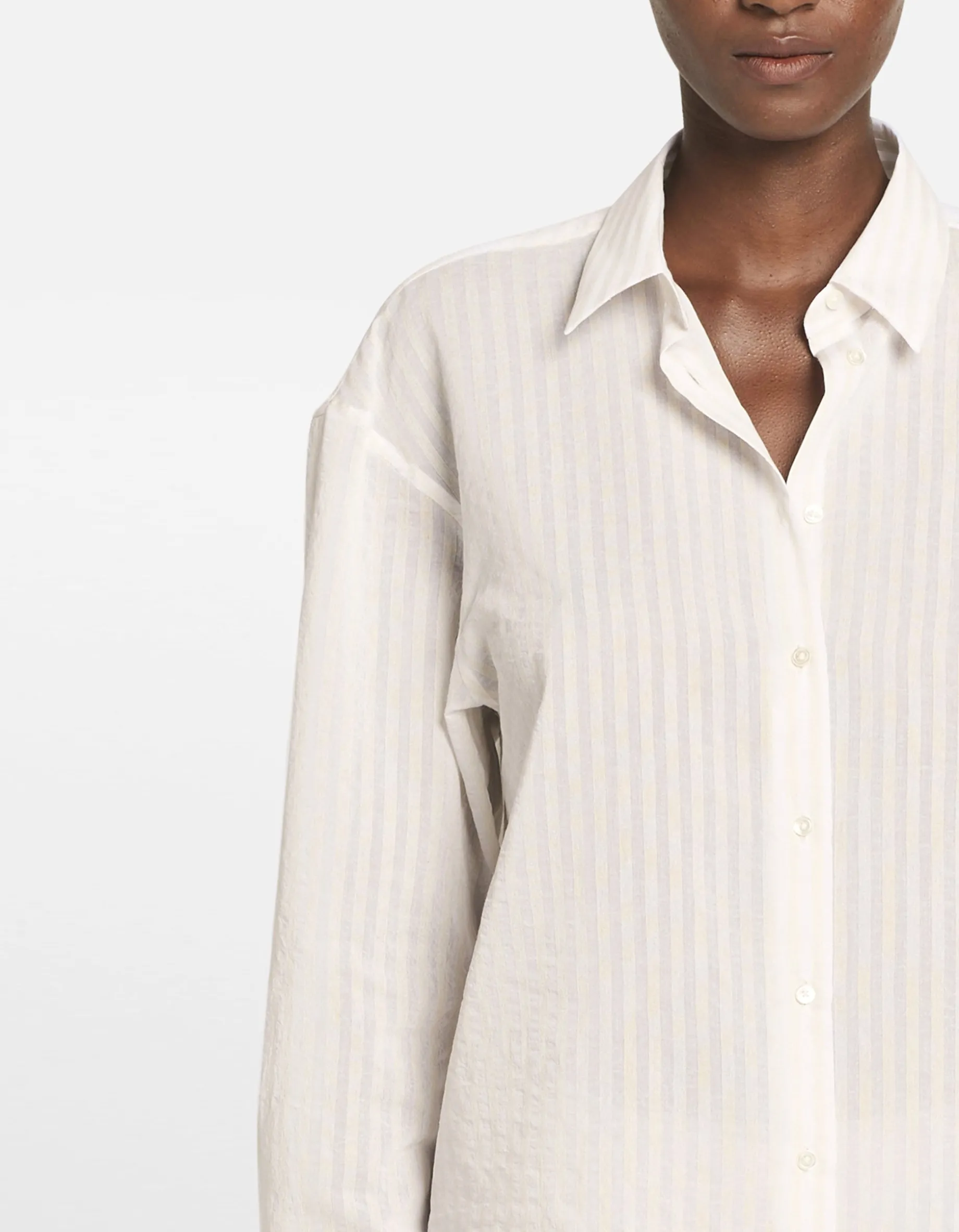 Gestreifte Oversize-Bluse Jianella