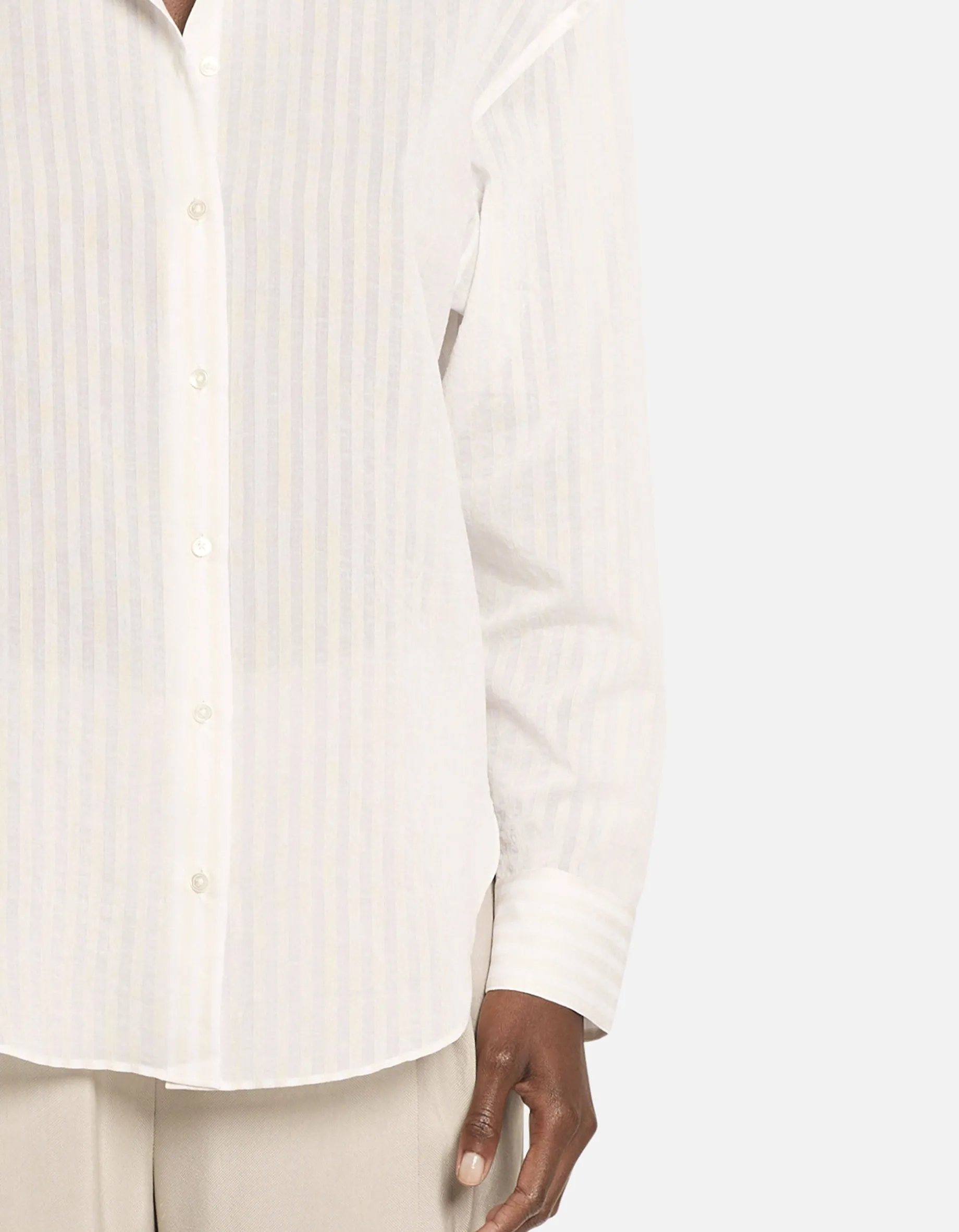 Gestreifte Oversize-Bluse Jianella