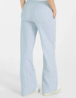 Gestreifte Wide-Leg Hose Marisa