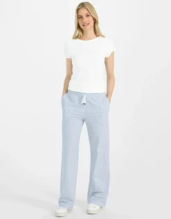 Gestreifte Wide-Leg Hose Marisa