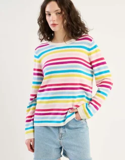 Gestreifter Pullover