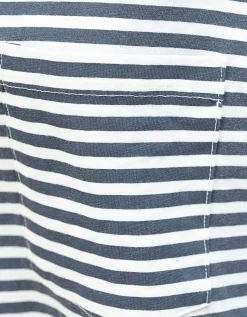Gestreiftes Cropped T-Shirt