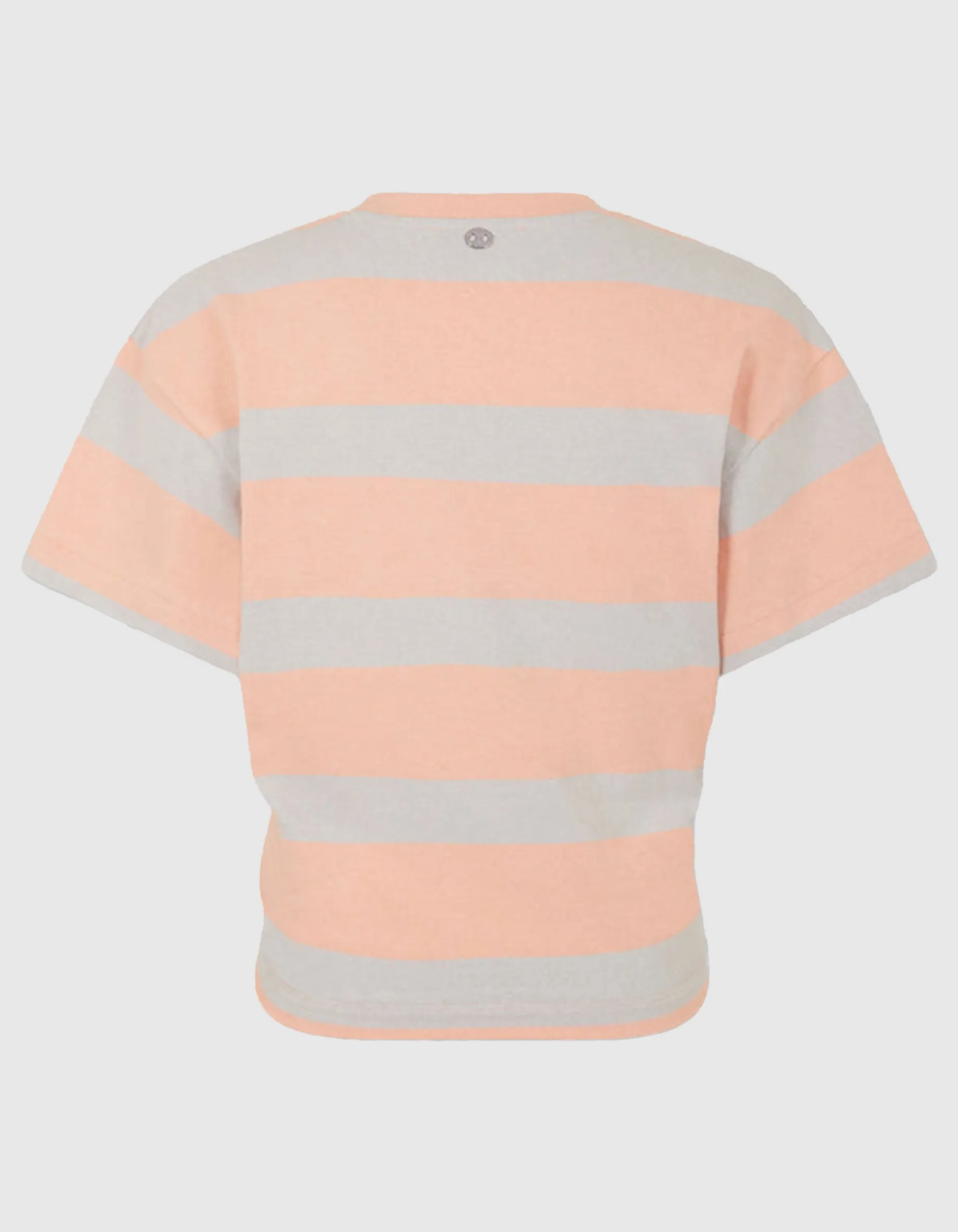 Gestreiftes Shirt mit Metall-Ring