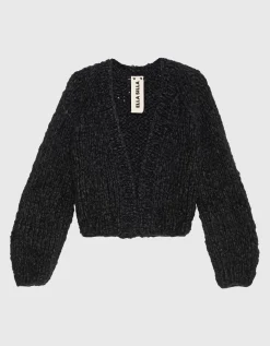 Grobstrick Kaschmir-Cardigan