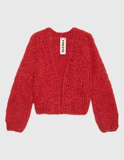 Grobstrick Kaschmir-Cardigan