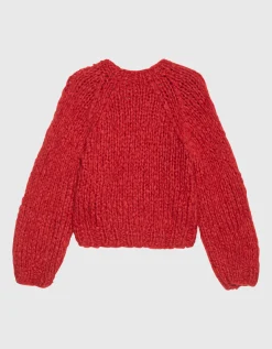 Grobstrick Kaschmir-Cardigan