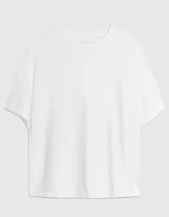 Heavy Cotton T-Shirt mit Rundhalsausschnitt