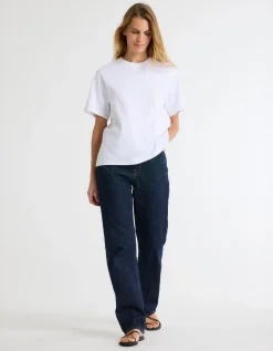 Heavy Cotton T-Shirt mit Rundhalsausschnitt