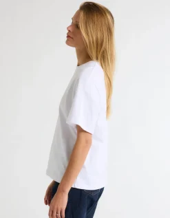 Heavy Cotton T-Shirt mit Rundhalsausschnitt