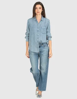 Hemd in Jeans-Optik
