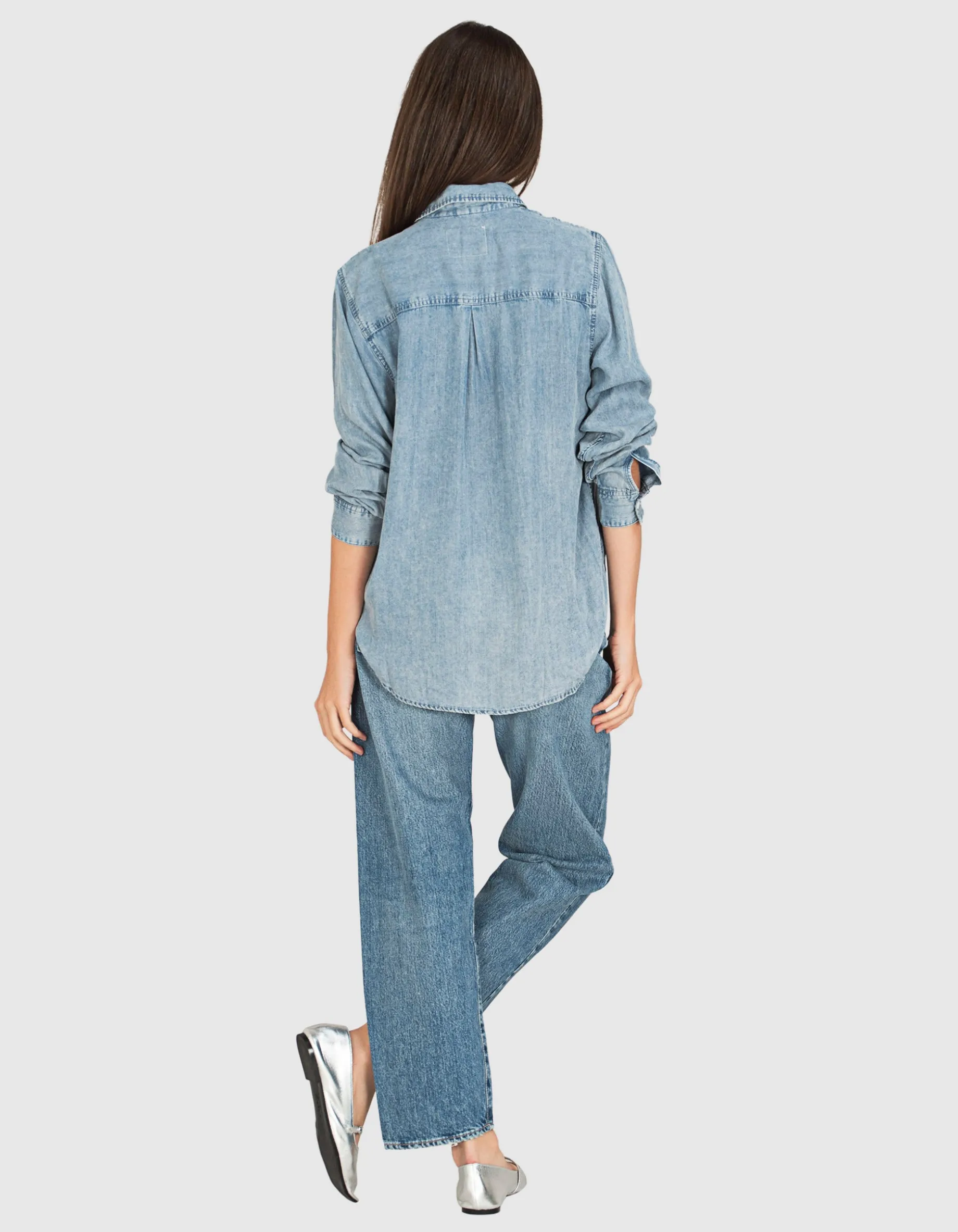Hemd in Jeans-Optik