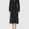 Hemdblusen-Kleid Clio in Wickeloptik