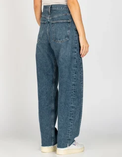 High Waist Barrel-Leg Jeans Luna