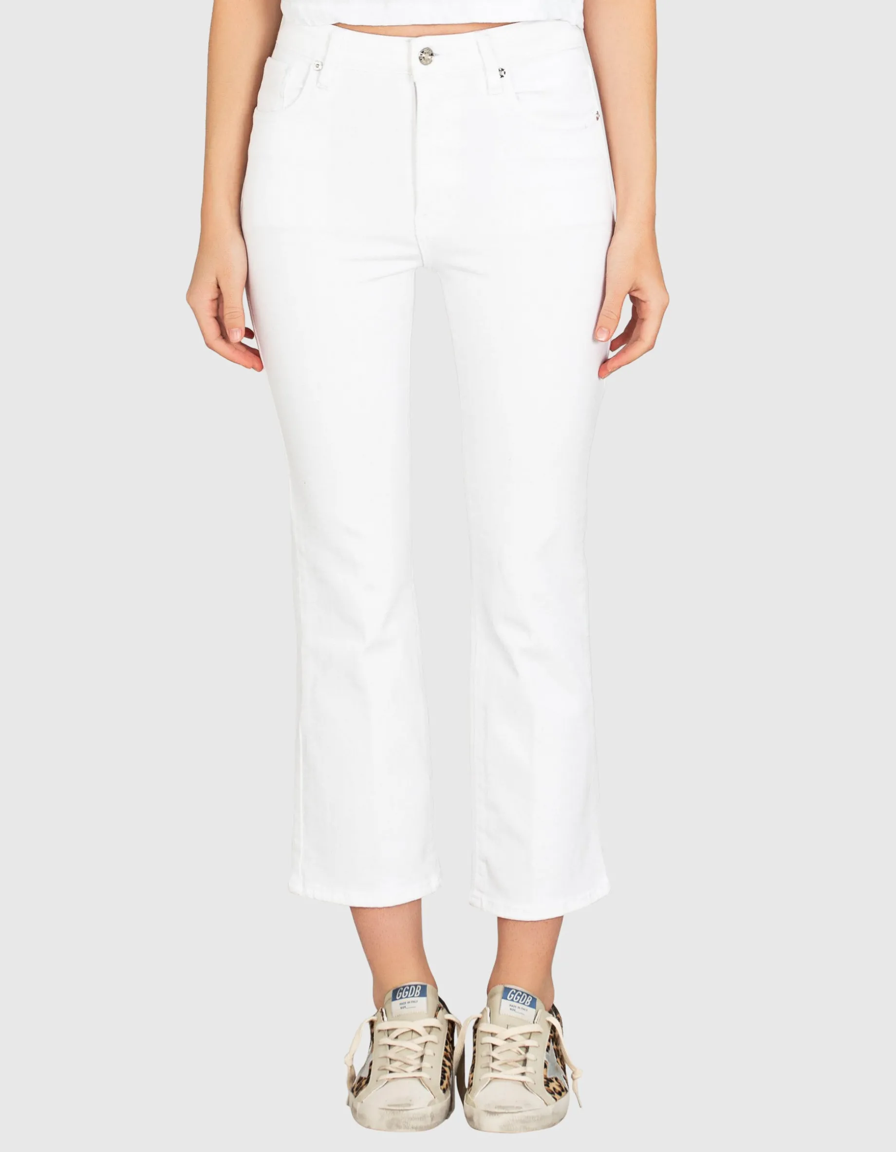 High-Rise Bootcut-Jeans