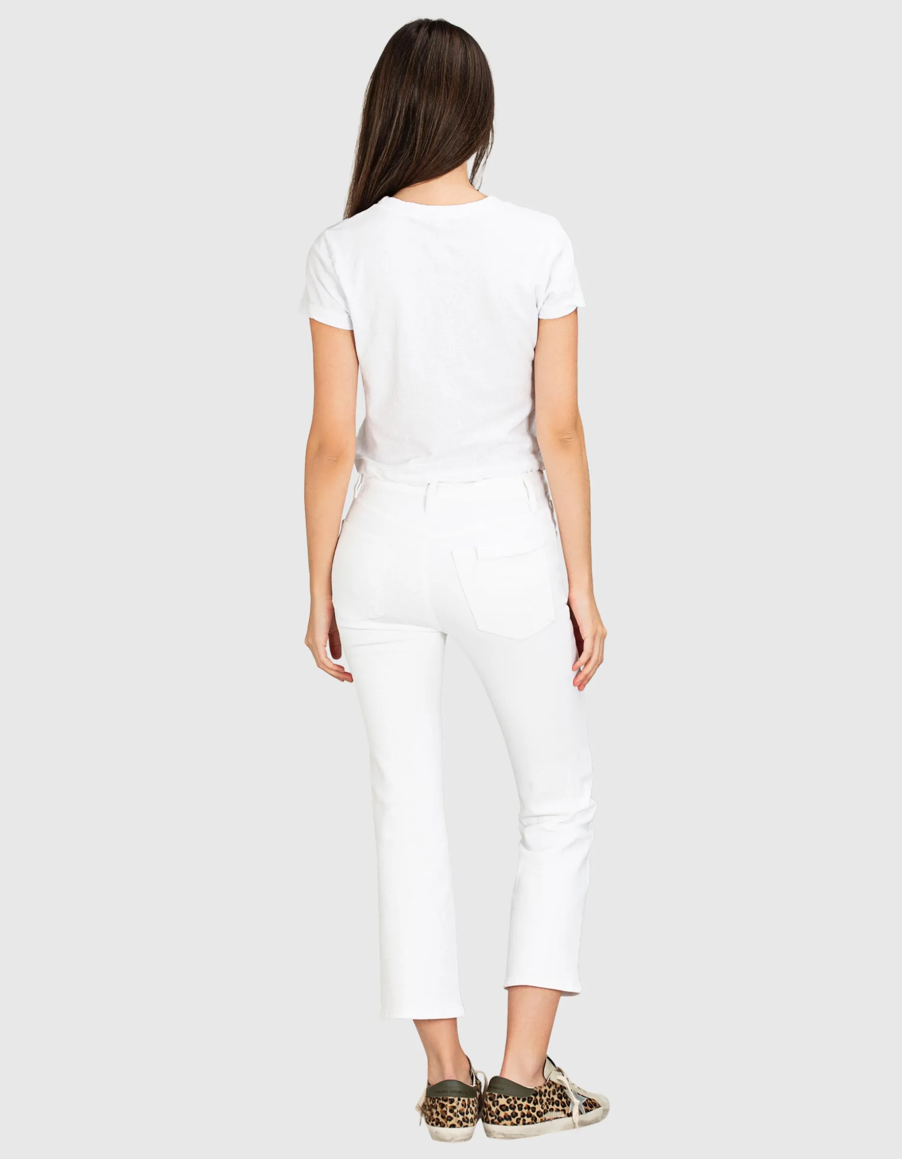 High-Rise Bootcut-Jeans