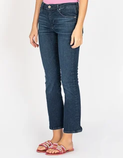 High-Rise Slim Flare Jeans