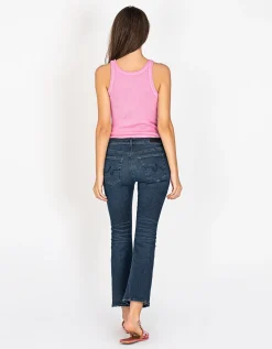 High-Rise Slim Flare Jeans