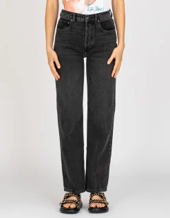 High-Rise Straight-Leg Jeans The Ziggy