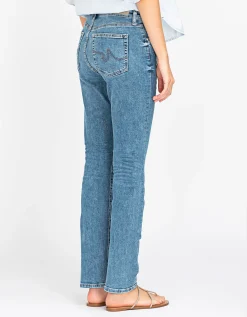 High-Rise Straight-Leg Jeans