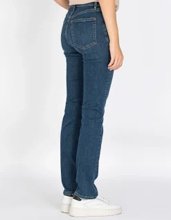 High-Rise Straight-Leg Jeans