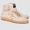 High-Top Leder-Sneaker