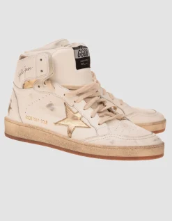 High-Top Leder-Sneaker