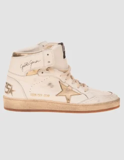 High-Top Leder-Sneaker