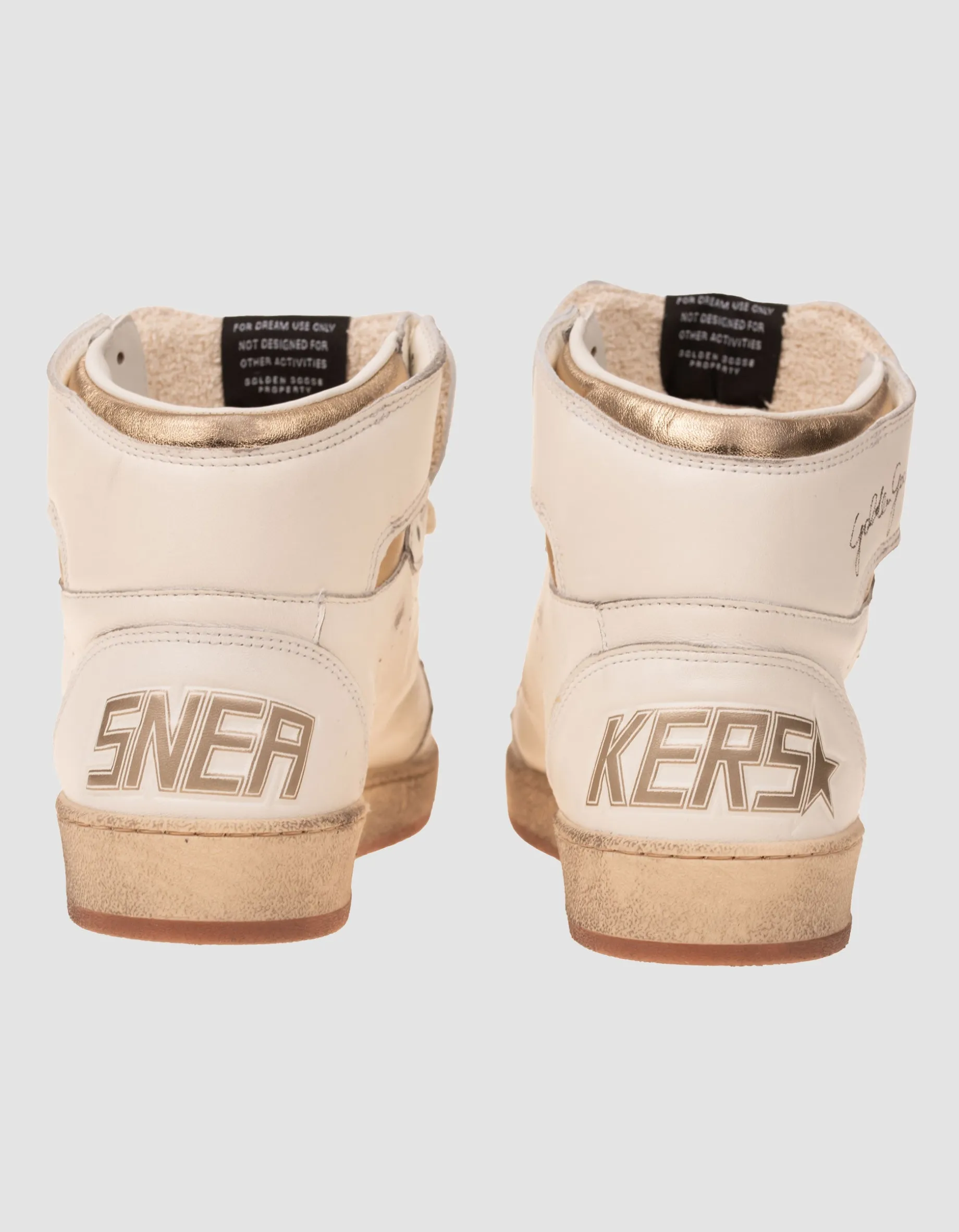 High-Top Leder-Sneaker