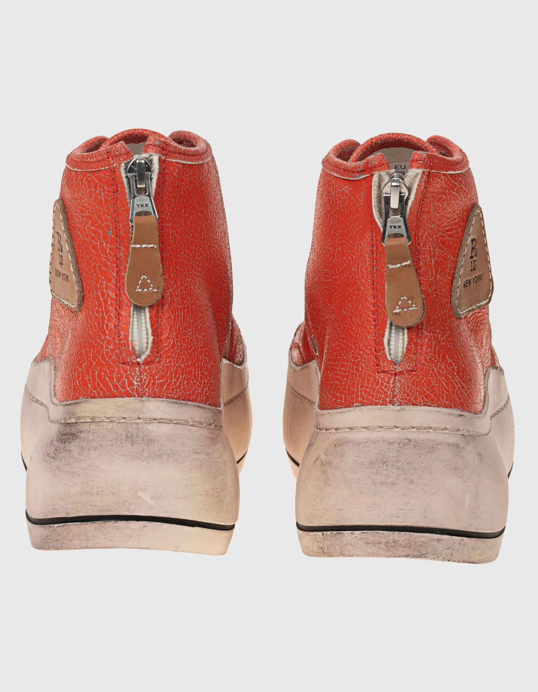 High-Top Leder-Sneaker