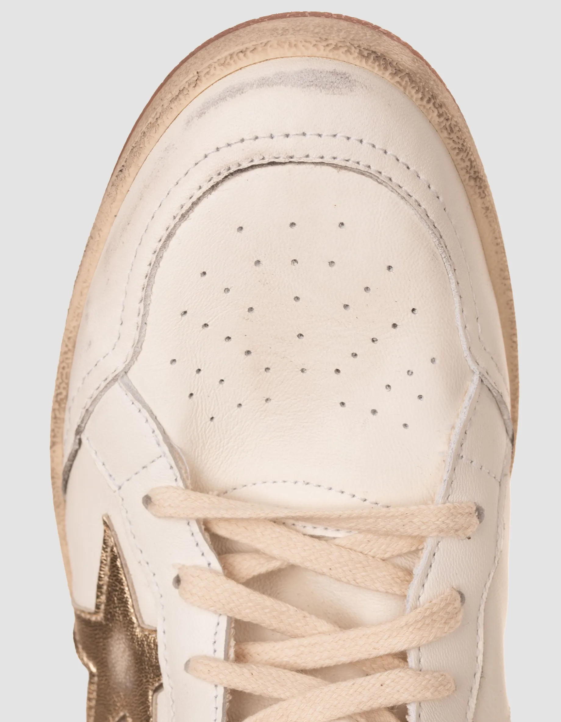 High-Top Leder-Sneaker