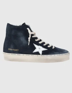 High-Top Veloursleder-Sneaker