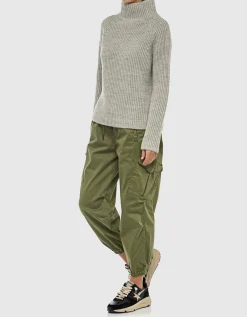 High-Waist Cargohose