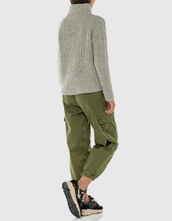 High-Waist Cargohose