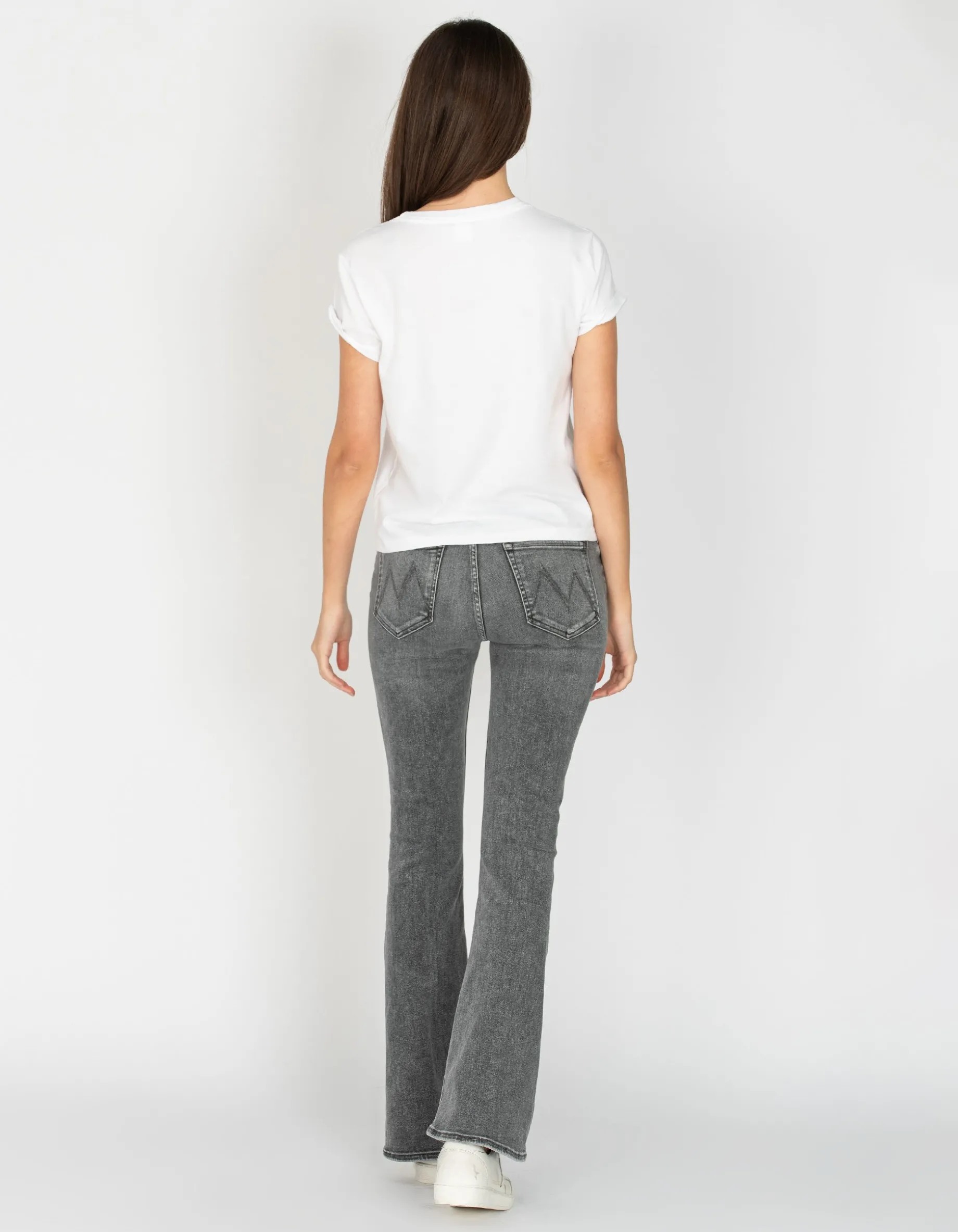 High-Waist Flare-Leg Jeans