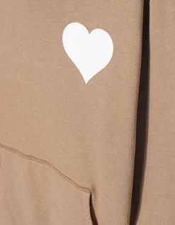 Hoodie mit Herz-Print