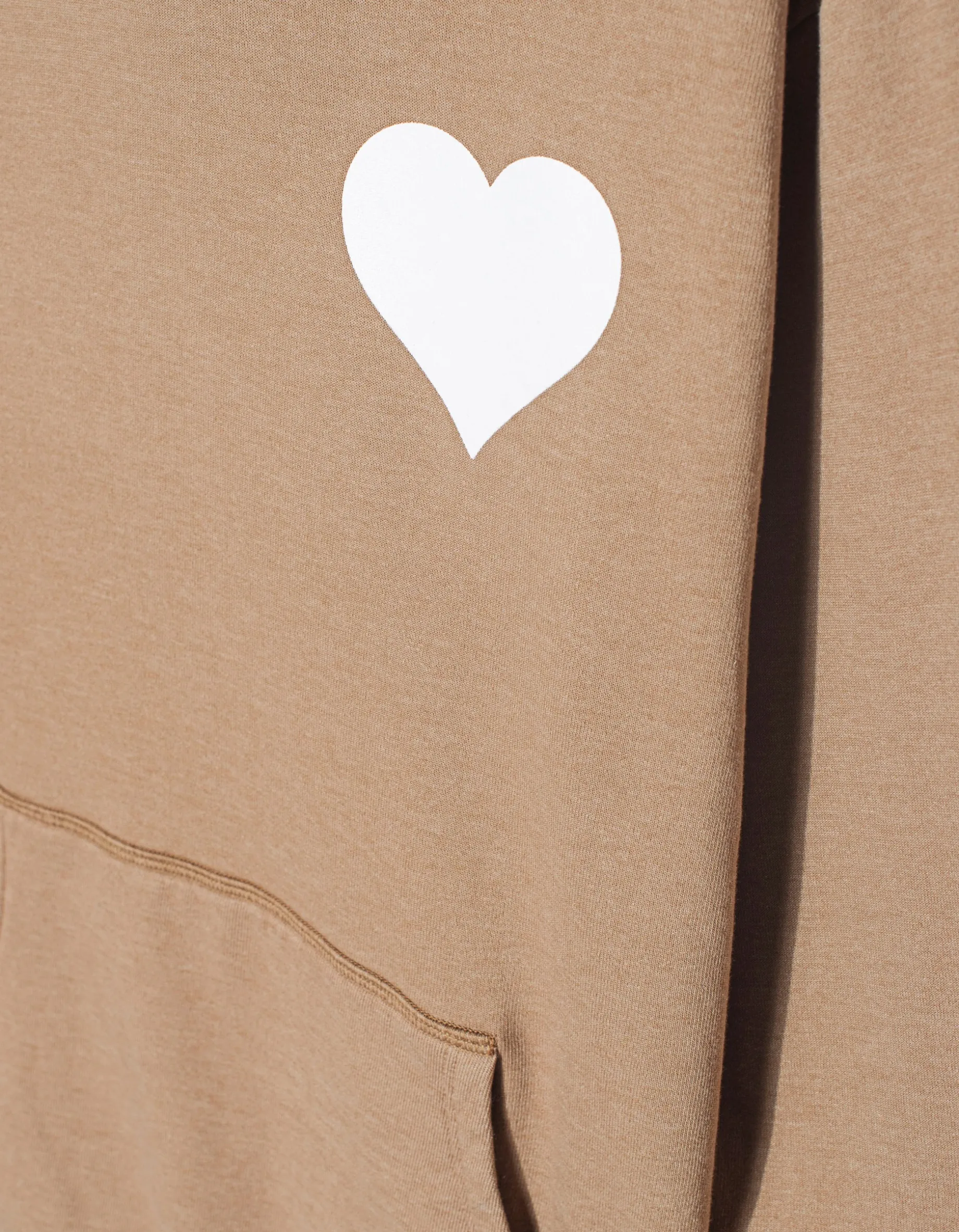 Hoodie mit Herz-Print
