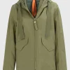 Jacke mit Leinenanteil