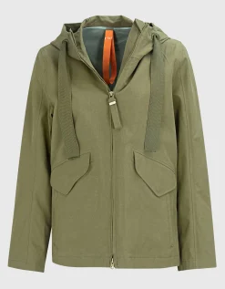 Jacke mit Leinenanteil