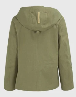 Jacke mit Leinenanteil