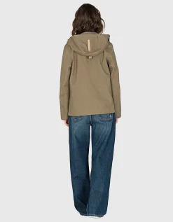 Jacke mit Leinenanteil