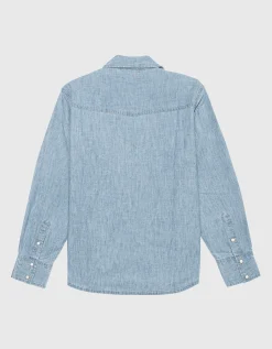 Jeans-Hemd Griffen mit aufgesetzten Brusttaschen