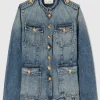 Jeansjacke Geraldine im Military-Stil