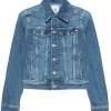 Jeansjacke im Washed-Out Look