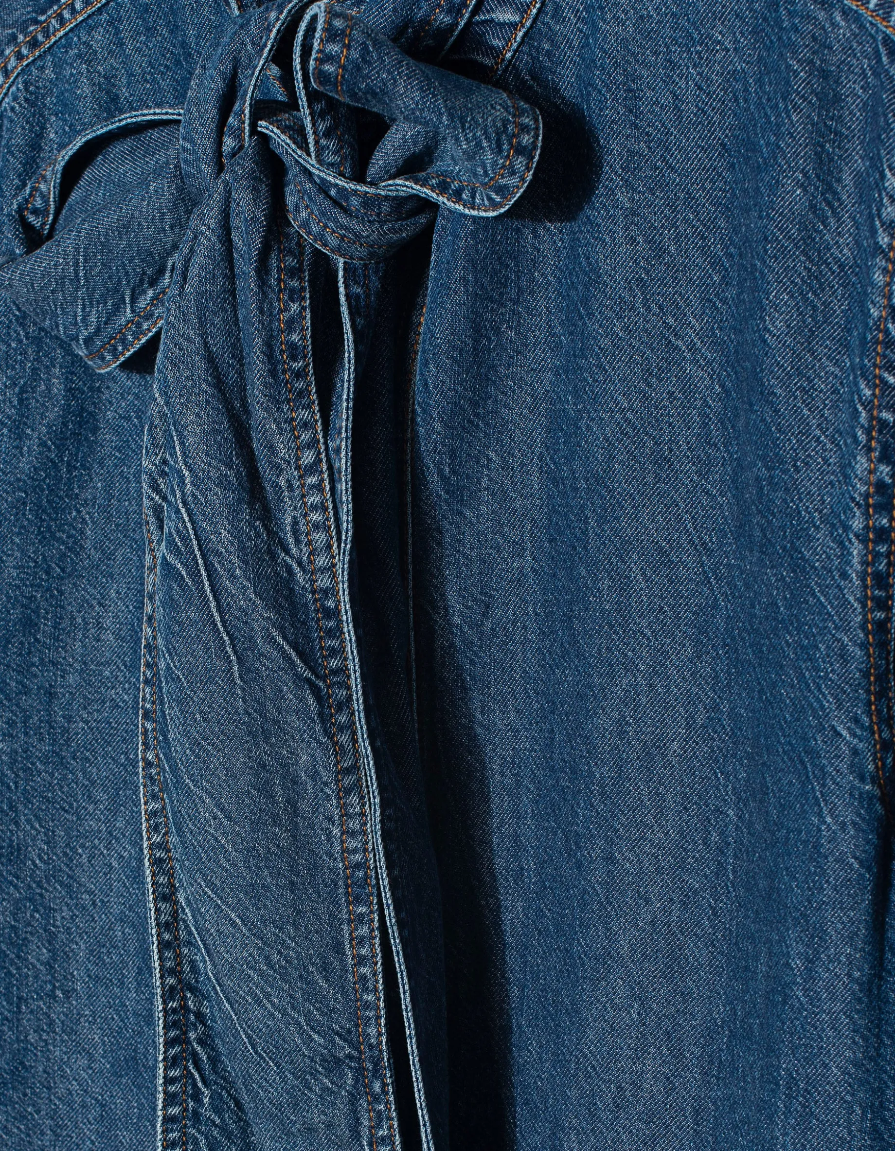 Jeans-Schluppen-Bluse