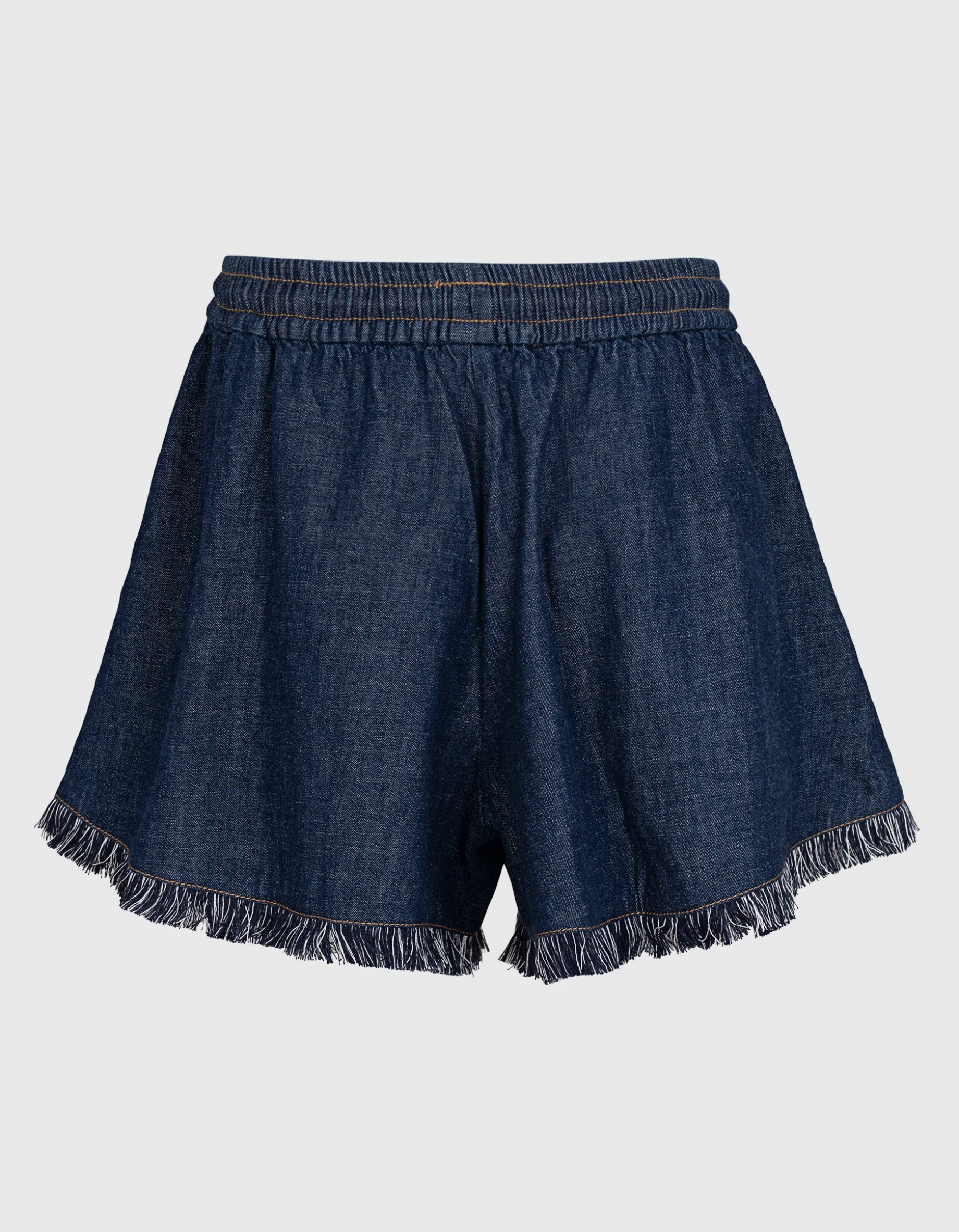 Jeans-Shorts Rhiannon mit Fransen