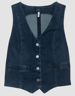 Jeans-Weste
