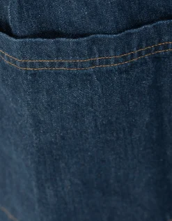 Jeans-Wickel-Minirock mit Gürtel