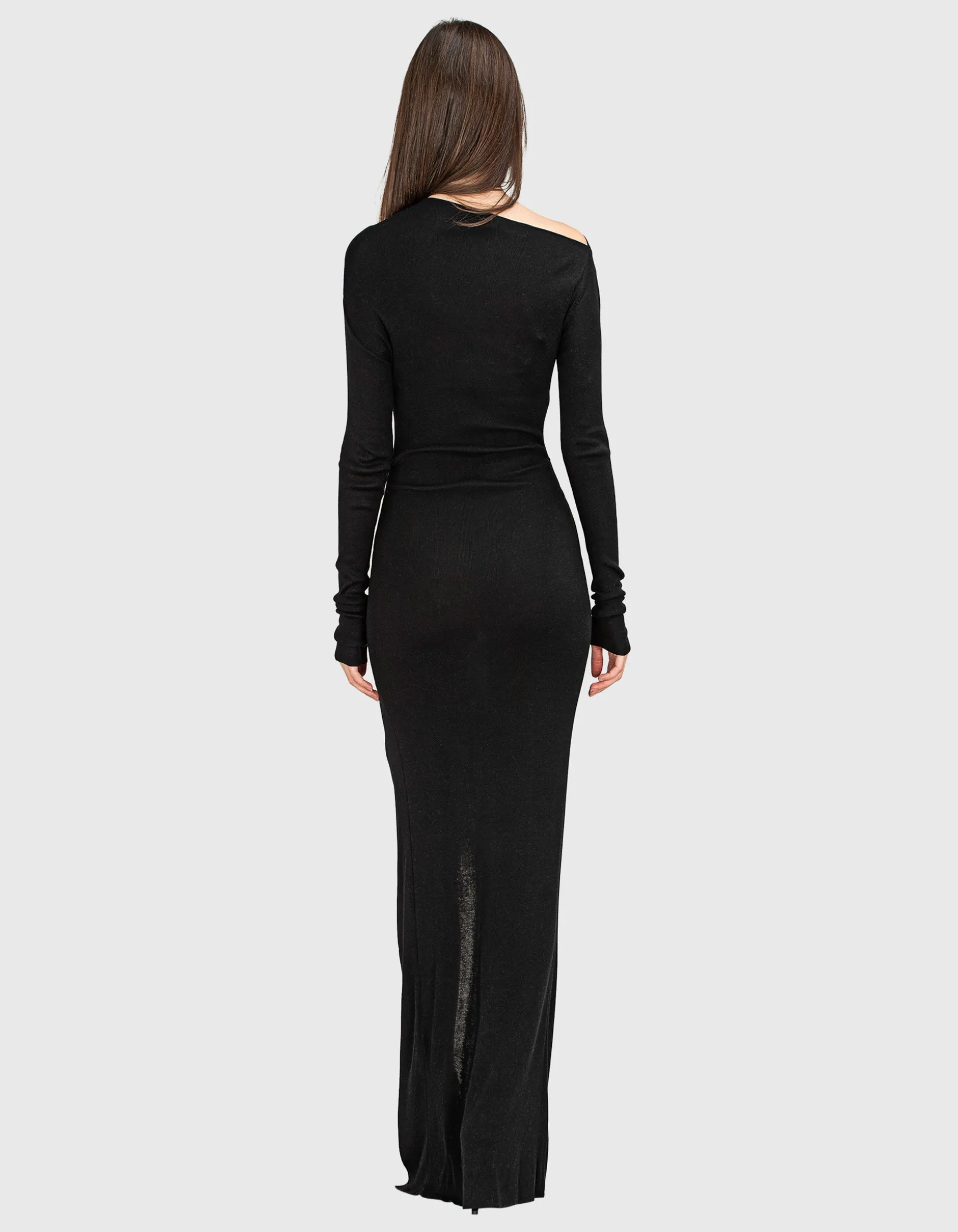 Jersey Maxi-Kleid Ciro mit Schlitz