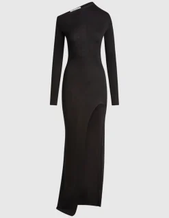 Jersey Maxi-Kleid Ciro mit Schlitz